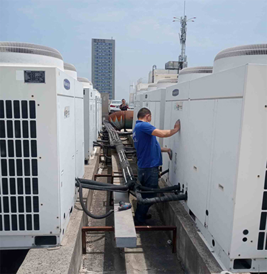 田阳中央空调制热和不制冷系统维修方法